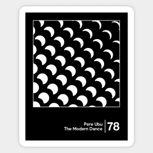 Pere Ubu / Minimalist Graphic Design Fan Artwork Magnet